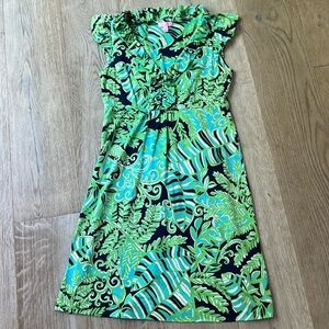 Lilly pulitzer Clare jersey ruffle dress. Size medium